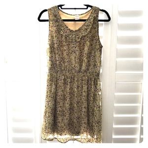 Green and purple floral Mossimo summer dress